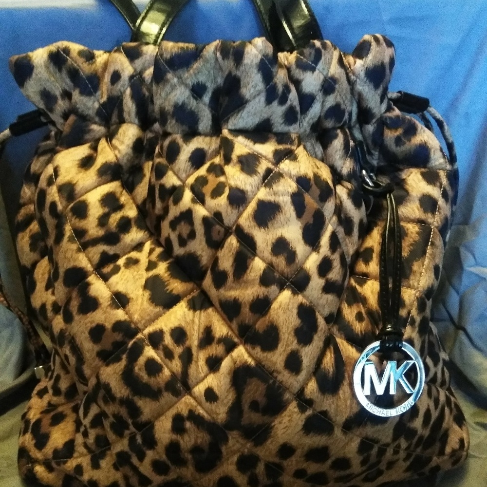SOLD Michael Kors Leopard Bag